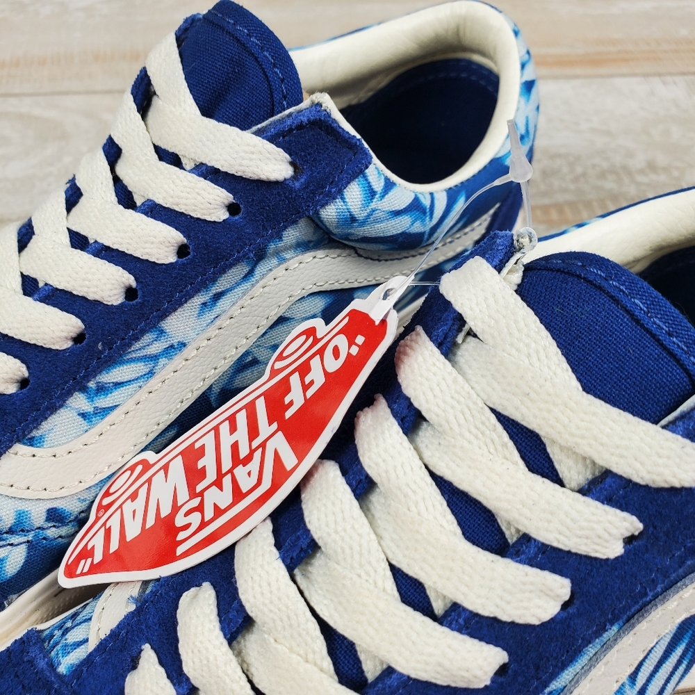 Vans Old Skool Solar Floral True Blue Marshmallow - Picture 4 of 9